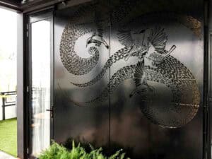 The Wattle Bird Art Screen