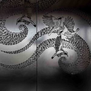 The Wattle Bird Art Screen